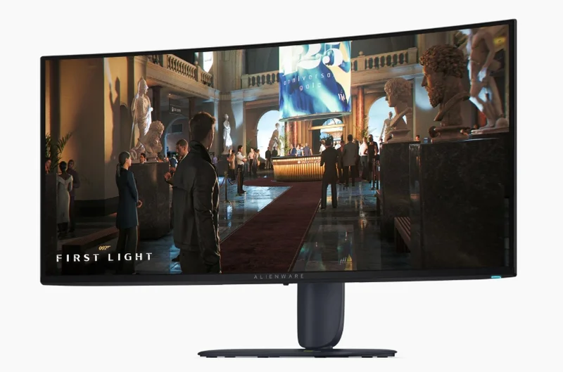 Dell Alienware AW3426DW, 34" QD-OLED 21:9, UW-QHD 3440x1440, AR, 99% DCI-P3, NVIDIA G-SYNC Compatible + AMD FreeSync, 280Hz, 0.03 ms GTG, 1,500,000:1, 300 cd/m2, HDR, VRR, HDMI, DP, USB Hub, Height Adjustable, Pivot, Swivel, Tilt, Black