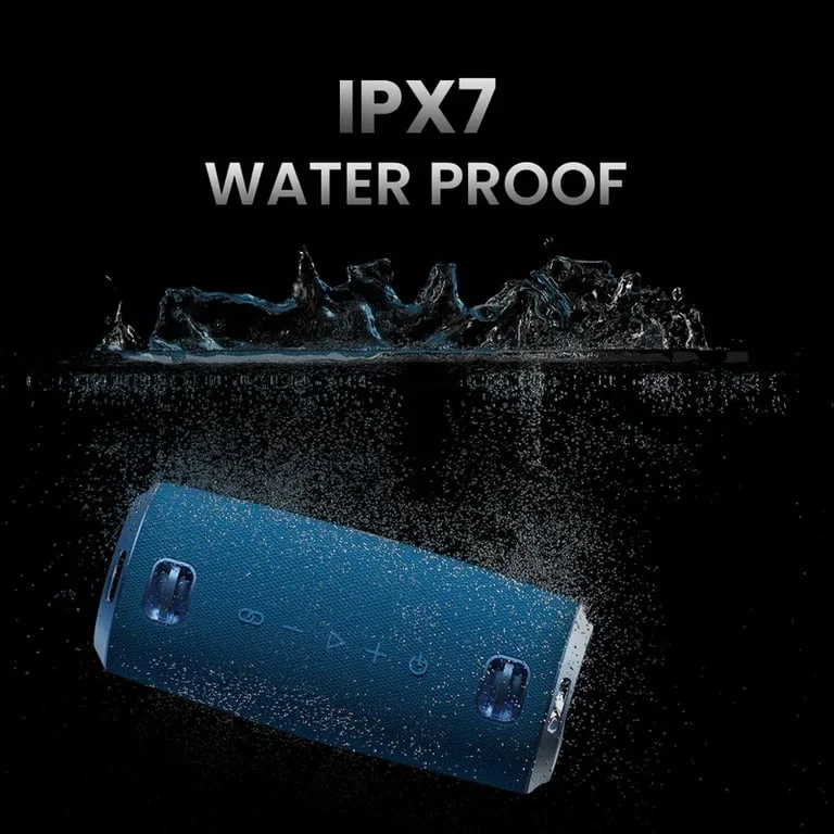 Тонколона HiFuture Gravity Blue, 2-пътна система, 30W + 15W, IPX7, 10 часа работа, Bluetooth 5.3, TWS