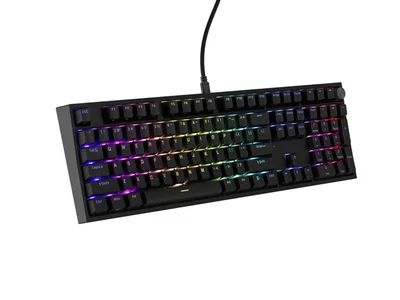 Гейминг клавиатура Genesis Thor 404 Black RGB Gateron Yellow Pro, US Layout