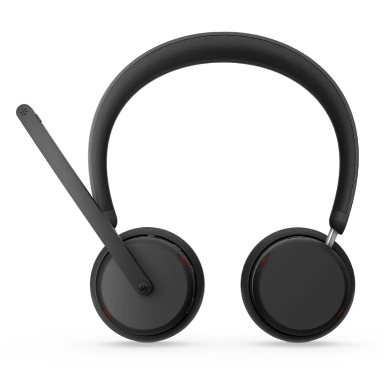 Слушалки Lenovo – Dual-Mode Wireless ANC Headset 6550, USB-A, Teams, Overhead, черни