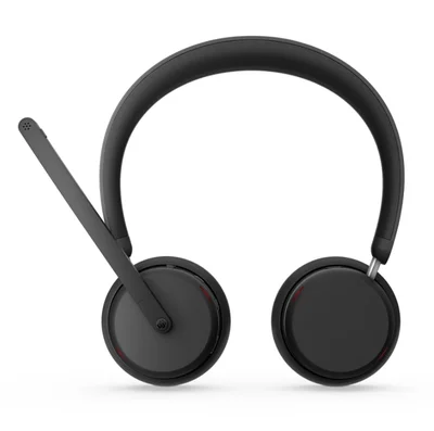 Слушалки Lenovo – Dual-Mode Wireless ANC Headset 6550, USB-A, Teams, Overhead, черни