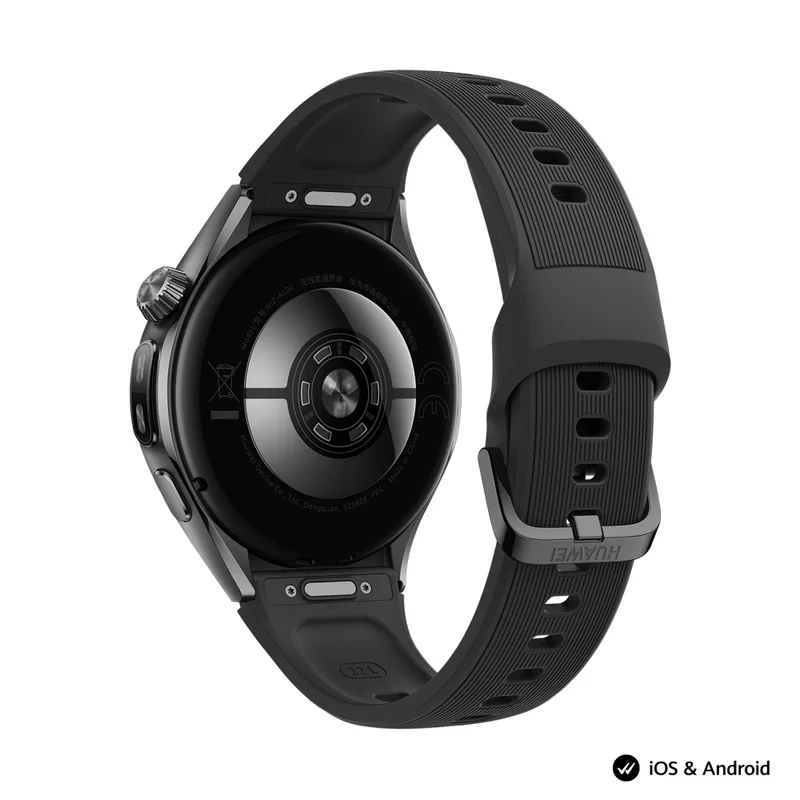 Huawei Watch 6, Niz-L19F, Black, 46.4 mm, 1.5-inch LTPO OLED color screen, 2.4GHz, BT5.0 and BR+BLE, 64GB; RAM 2GB, 4G LTE FDD, NFC, IP68, IP69, 5ATM, 40-meter diving grade waterproof,  4.5  days, 867 mAh + Huawei FreeBuds 7i Conch-T010 White