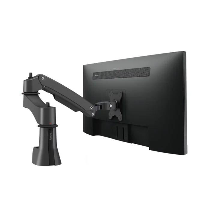 BenQ Arm, Monitor Arm for desk mount AS10, Compatible with 21.5/ 24 / 27” monitors, for ALL GL/GW/BL/PD/EW/SW models with VESA mounting possibility 100mm or 75mm, from 2.5 kg to 8 kg, 315mm height adjustment