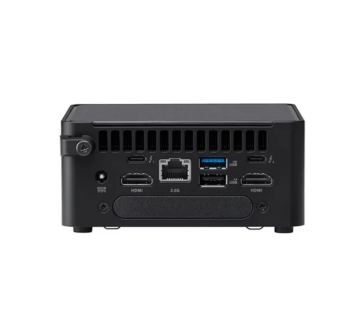 Asus NUC 14 Pro Intel Ultra 5 125H, Intel Arc GPU, 4 x USB, Wi-Fi 6E AX211 + 2.5GBe LAN, 2 x HDMI, 2 x Thunderbolt 4 (USB-C+DP), no Storage (NVMe and 2.5" SATA), no RAM, no OS, Tall Kit