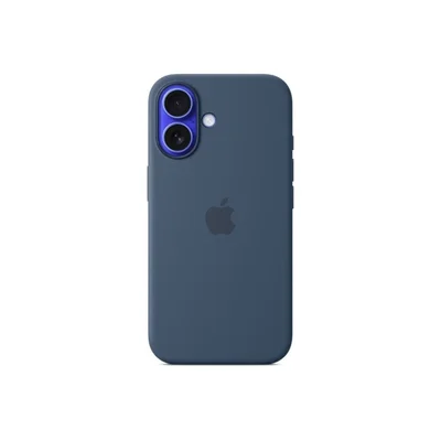 Калъф Apple Silicone с MagSafe за iPhone 16 Plus, Denim