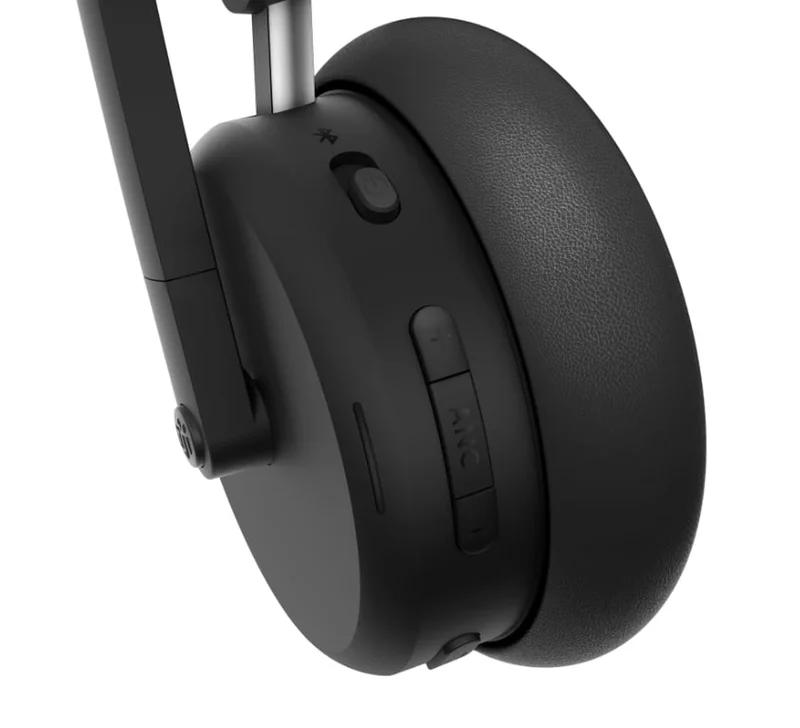 Слушалки Lenovo – Dual-Mode Wireless ANC Headset 6550, USB-A, Teams, Overhead, черни