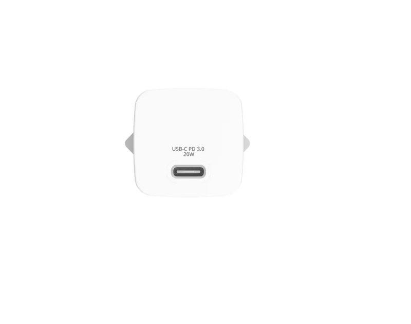 Зарядно устройство VERBATIM – Mini GaN Charger 20W, EU plug, USB-C, бяло