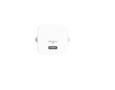 Зарядно устройство VERBATIM – Mini GaN Charger 20W, EU plug, USB-C, бяло