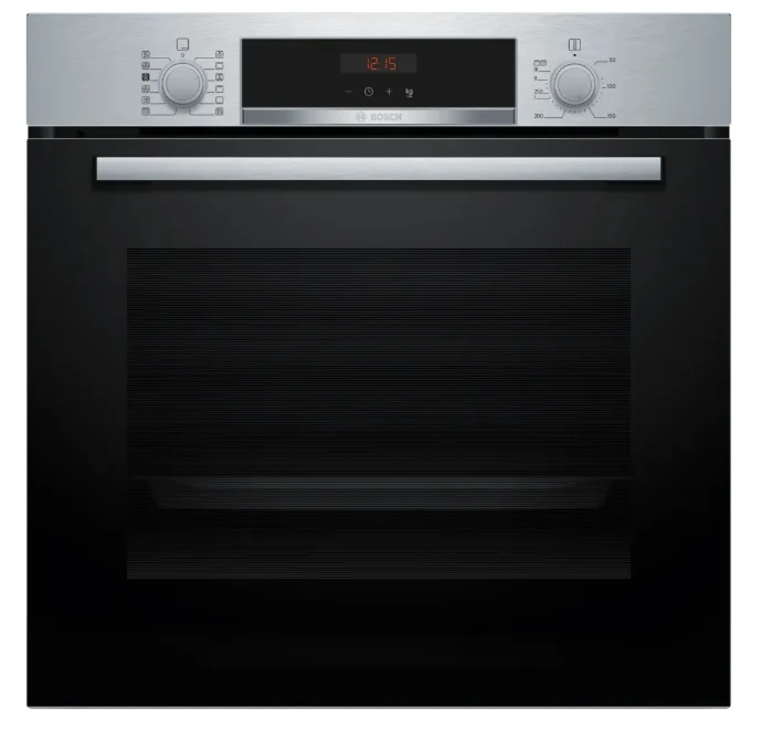 Bosch HQA574ES3 SER4, Oven A+ addSteam water bowl, Pyro+Hydro, 8 HM, AutoPilot 10, 1 lvl rail, inox