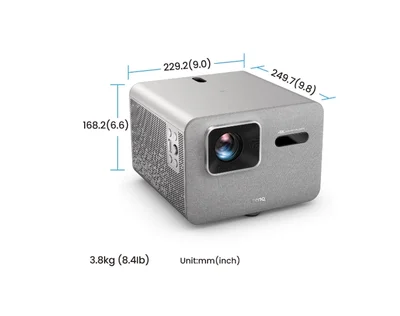BenQ TK705STi Home Entertainment Projector, 4K UHD (3840x2160), 3000 ANSI lumens, 0.8 Throw Ratio, Auto Vertical Keystone, CinematicColor, Bluetooth 5.2, HDMI x2, USB-A, USB-C (PD 30W), 2x8W Speaker, OS Google TV, SmartRemote App, 3.8kg, Silver