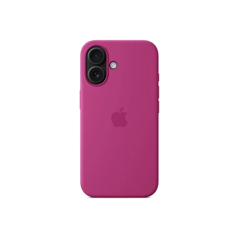 Apple iPhone 16 Silicone Case with MagSafe - Fuchsia (Seasonal)