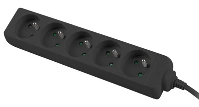 Lanberg power strip 1m, 5 sockets, for UPS system