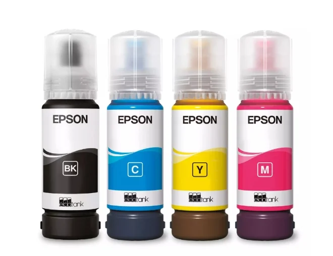 Мастило Epson 103 EcoTank Multipack C13T00S64A черно, cyan, magenta, yellow 4x65ml