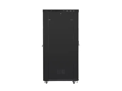 Lanberg rack cabinet 19" free-standing 42U/800x1200 (flat pack) with glass door lcd black v2