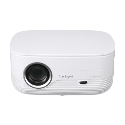 Мултимедиен проектор AOPEN QF81 (от Acer), LCD, Full HD (1920x1080), 1200 lm, LED, 1000:1, HDMI, USB, говорител, бял