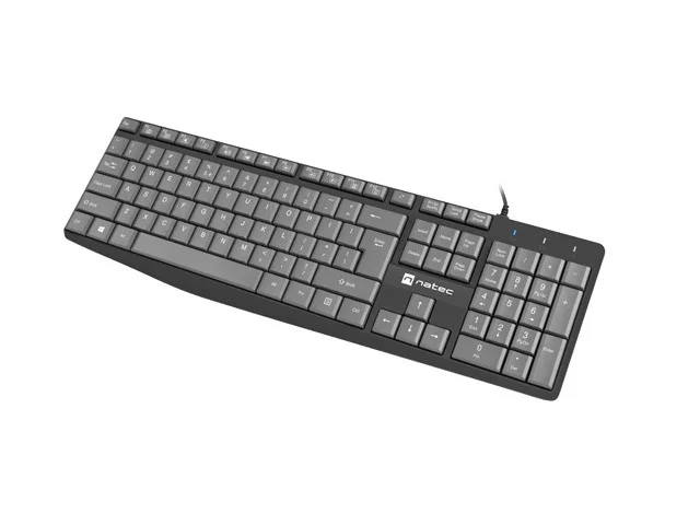 Клавиатура NATEC Nautilus SLIM, Black-Grey, US layout