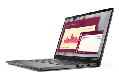 Dell Pro 14 PC14250, Intel Ultra 5 235U vPro (12 TOPS NPU, 12 cores, up to 4.9 GHz), 14, FHD+, 300 nit, 45% NTSC, AG, 16 GB: 1 x 16 GB, DDR5, 5600 MT/s, 512 GB SSD, Integrated Intel graphics, FHD HDR + IR Cam, Wi-Fi 6E, Backlit Kb, Ubuntu, Platinum silve