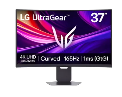 Монитор LG UltraGear 37G800A-B 36.5" VA Curved 4K UHD 165Hz 1ms G-Sync FreeSync HDR10 DCI-P3 95% USB-C Височина Наклон Завъртане Черен