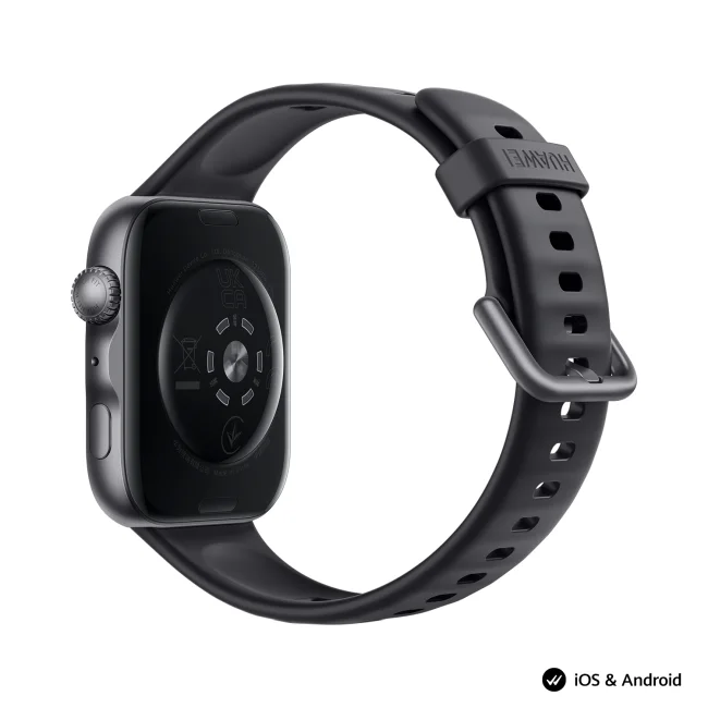 Смарт часовник Huawei Watch Fit 5 Niki-B19F, 1.82" AMOLED, HarmonyOS, черна каишка