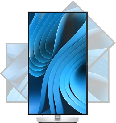 Монитор Dell P2725D 27" WQHD IPS LED, 5ms, 100Hz, 2560x1440, 99% sRGB, USB-C, HDMI, DisplayPort, Черен/Сив