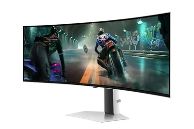 Samsung LS49DG910, 49" Odyssey G9 GAMING, Curved OLED, 1800R, 144Hz, Smart. 32:9, 5120 x 1440, Display Port , HDMI,Micro HDMI, USB Hub, Silver + Logitech G102 Mouse, Lightsync RGB, 8000 DPI, 6 Programmable Buttons, Black