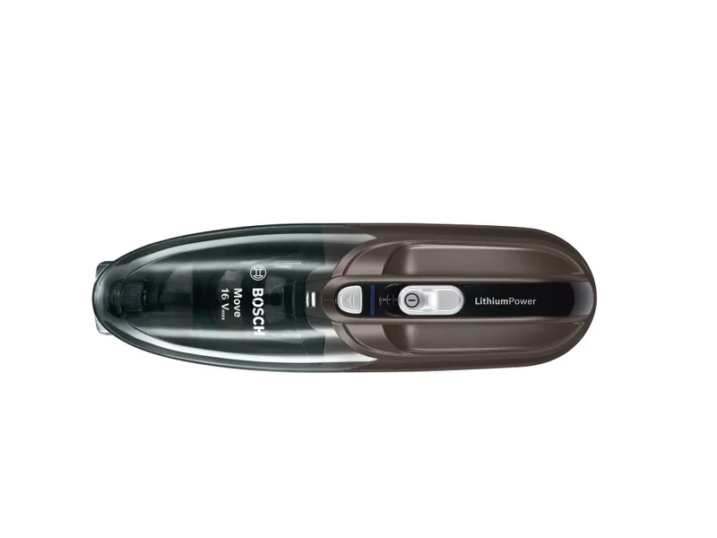 Bosch BHN16L Rechargeable Vacuum Cleaner, Move Lithium 16Vmax, Cyclonic Airflow System, Gray