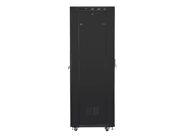 Lanberg rack cabinet 19" free-standing 42U/600x800 (flat pack) with glass door lcd black v2
