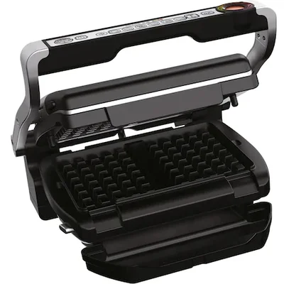 Грил Tefal Optigrill+ GC716D12 с приставка за гофрети