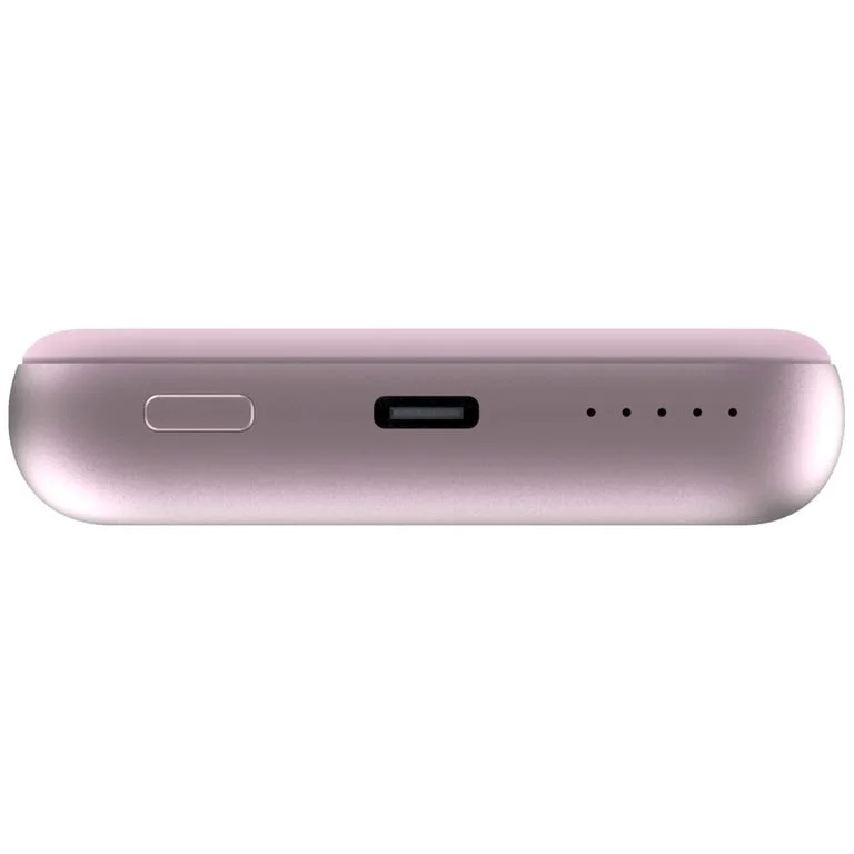 Външна батерия Verbatim MCP-10PK 10000 mAh, USB-C PD 20W, магнитно безжично зареждане 15W, розова