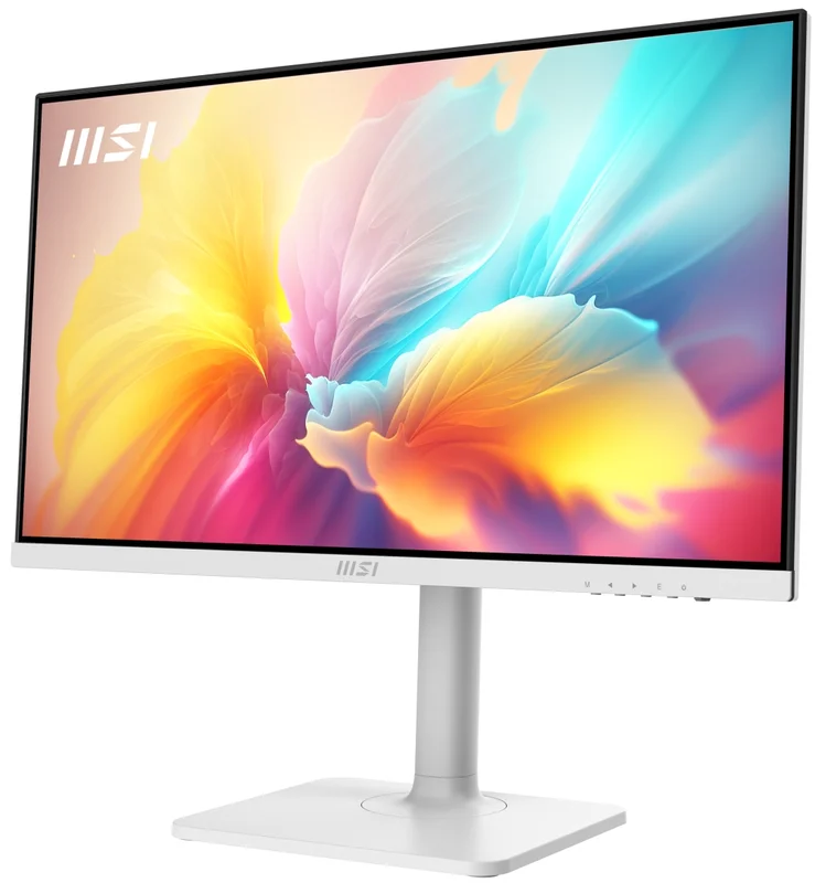 MSI PRO MODERN MD2412PW, 23.8", IPS, 1920x1080, 1000:1, 1 x HDMI, 1 x Type C (DisplayPort Alternate & 15W PD), 2x 3W SPEAKERS, Less Blue Light PRO, HEIGHT, Up to 100Hz, 4ms GTG, Adaptive-Sync, White, 9S6-3PA59H-078+TRUST GXT 404R Rana Gaming Headset