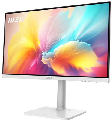 MSI PRO MODERN MD2412PW, 23.8", IPS, 1920x1080, 1000:1, 1 x HDMI, 1 x Type C (DisplayPort Alternate & 15W PD), 2x 3W SPEAKERS, Less Blue Light PRO, HEIGHT, Up to 100Hz, 4ms GTG, Adaptive-Sync, White, 9S6-3PA59H-078+TRUST GXT 404R Rana Gaming Headset