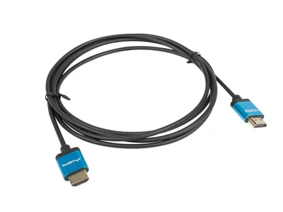 HDMI кабел Lanberg V2.0 1.8m 4K Slim черен