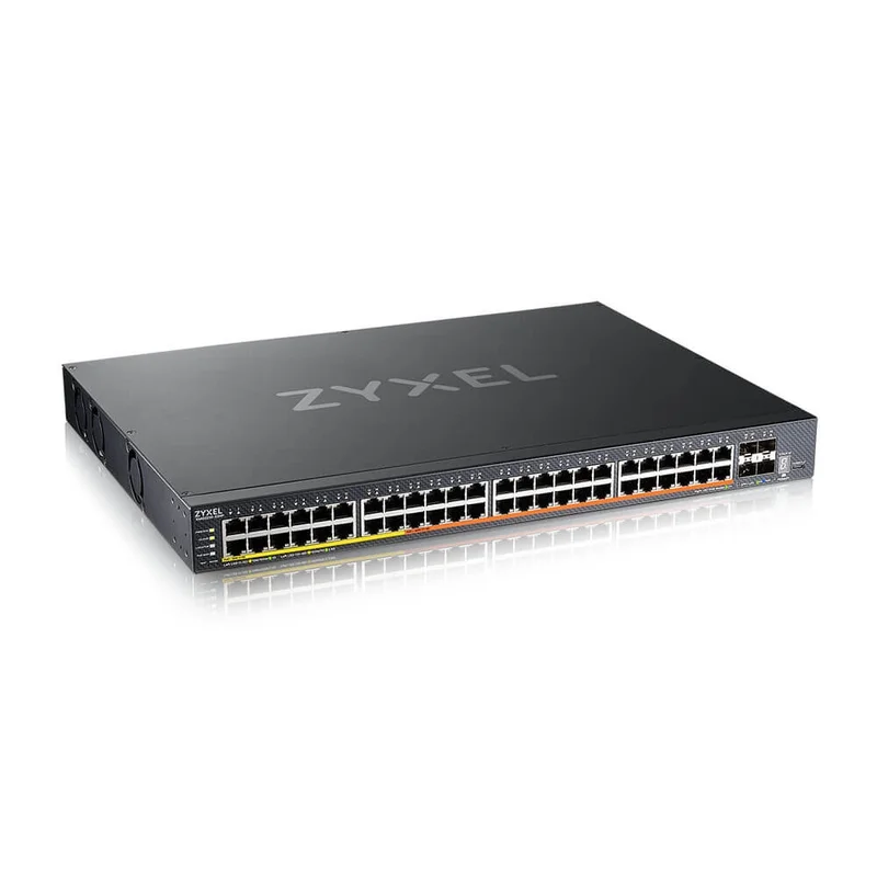 ZyXEL XMG2230-52HP, L3 Access Switch,  16x 2.5G, 32x 1G,  AC:960W PoE , DC:2400W PoE, 4 x SFP+ Uplink, incl 1 yr NebulaFlex Pro