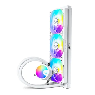 Охладителна система VALKYRIE A360 White, течно охлаждане, 3 x 120 mm вентилатора, ARGB