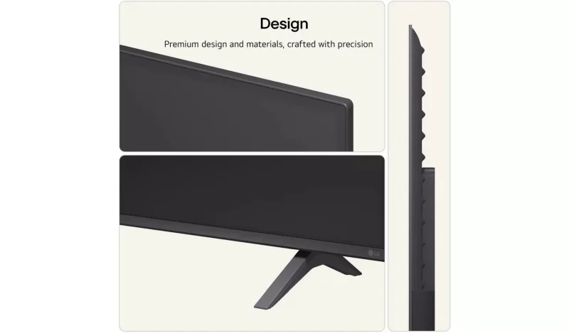 LG 65NU8E0B3LA, 65" 4K HDR UHD, 3840x2160, DVB-T2/C/S2, AI Alpha 7, HDR 10, webOS 26, ThinQ AI, VRR, ALLM, HGiG, WiFi, Clear Voice, 4K Super Upscaling, Bluetooth 5.3, Hdmi e-ARC , CI, LAN, AirPlay2, AI Sound Pro, Google Cast, 2 Pole stand, Black