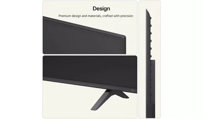 LG 65NU8E0B3LA, 65" 4K HDR UHD, 3840x2160, DVB-T2/C/S2, AI Alpha 7, HDR 10, webOS 26, ThinQ AI, VRR, ALLM, HGiG, WiFi, Clear Voice, 4K Super Upscaling, Bluetooth 5.3, Hdmi e-ARC , CI, LAN, AirPlay2, AI Sound Pro, Google Cast, 2 Pole stand, Black