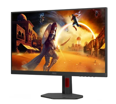 AOC Q27G4SRU, 27" Fast IPS WLED, 2560x1440@320Hz, 1ms GtG, 0.3ms MPRT, 450cd m2, 1000:1, Adaptive Sync, FlickerFree, Low Blue Light,  2Wx2, Tilt, Height Adjust, Pivot, Swivel, 2xHDMI, DP, USB hub