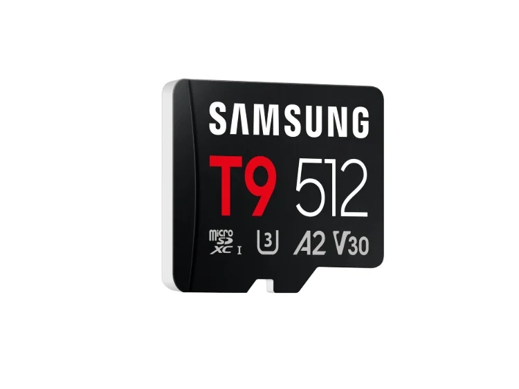 Samsung 512GB micro SD Card T9 UHS-I Read 200MB/s - Write 130MB/s Class 10 U3 V30 A2