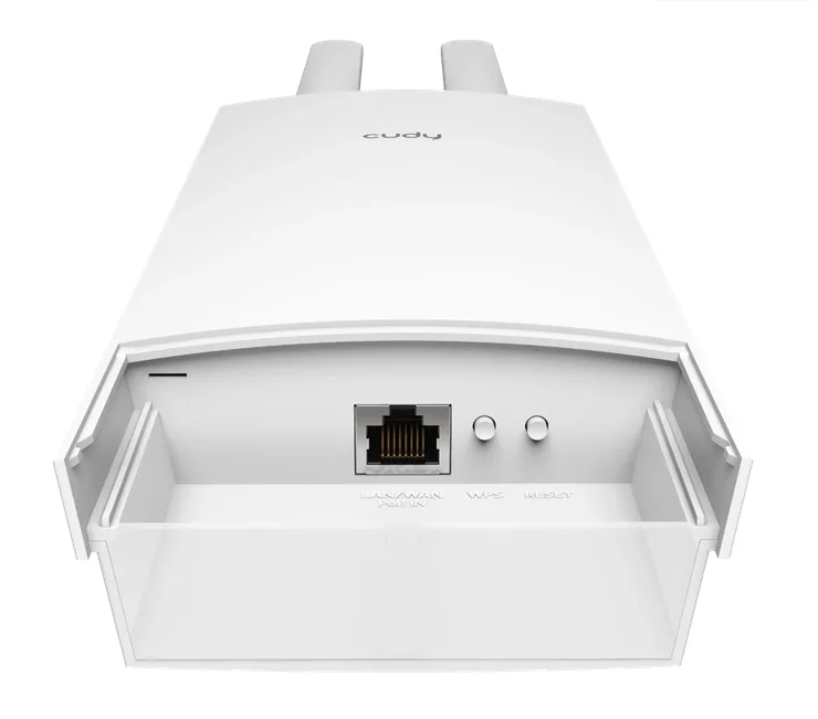 Cudy AP1200 Outdoor WiFi Outdoor Access Point AC1200 867Mbps at 5GHz + 300Mbps at 2.4GHz, 1 x 100Mbps RJ45, 24V passive PoE, IP65 Waterproof, lightning protection, passive PoE adapter included