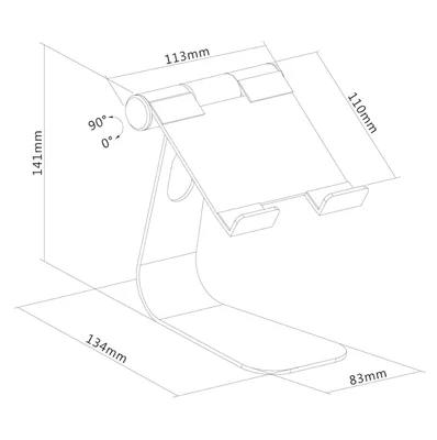 Neomounts Tablet Desk Stand (suited for tablets up to 11")