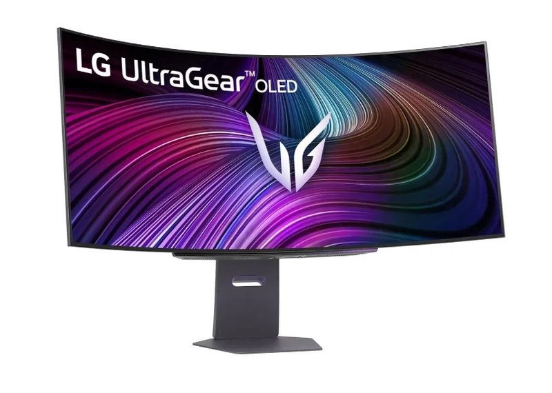 LG 45GX90SA-B, 44.5", OLED UltraGear 21:9 Curved Smart, 0.03 ms, WQHD (3440x1440), 240Hz, HDR 400, 1500000:1, 250 cd/m2, DCI-P3 98.5%, VRR, Free-sync, G-Sync, USB-C, PD 65W, HDMI, DP, PBP, Speakers 7W x2, Bluetooth, LG Switch, Height, Swivel, Tilt, Black