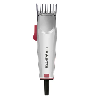 Rowenta TN1300F0 Hair Clipper Perfect Line 2 silver, 1 speed, 6 fix hair combs, micro setting (0,6-0,9-1.2mm), hair settings (0.6-25mm), heights hair clipper (9),corded, pouch, oil &cleaning brush
