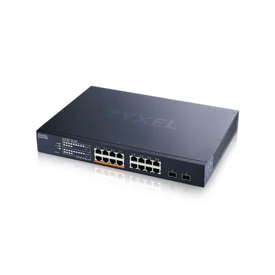 ZyXEL XMG1915-18EP, 16-port 2.5GbE, 2 SFP+, 8 x PoE++ 180W  Smart Switch, hybird mode, standalone or NebulaFlex Cloud