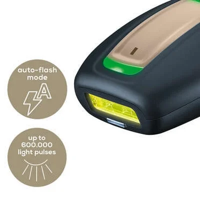 Beurer IPL 5800 PureSkin Pro Hair-remover, Auto flash, 3.1 cm2, 600 000 pulses, safe skin sensor, UV filter, 3 energy levels, black