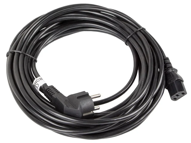 Захранващ кабел Lanberg CEE 7/7 към IEC 320 C13 10m VDE, черен