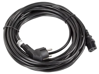 Захранващ кабел Lanberg CEE 7/7 към IEC 320 C13 10m VDE, черен