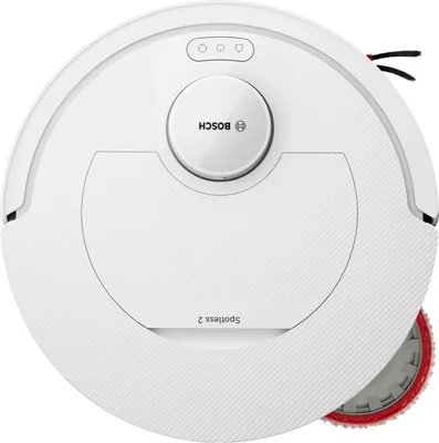 Робот прахосмукачка Bosch Spotless 2+ BCR2S1W, бял, i-DOS, Antibacterial M6 филтър