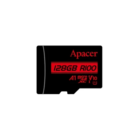 Micro SD карта Apacer 128GB microSDHC/SDXC UHS-I U1 V10 A1 (с адаптер)