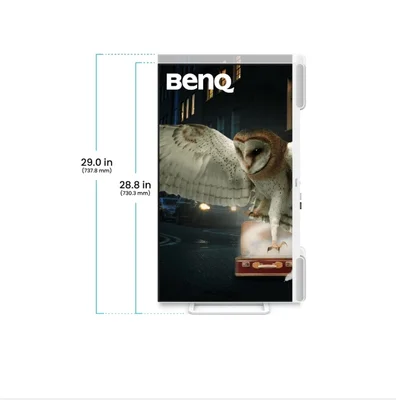BenQ EW3290U 32” 4K BenQ Home Entertainment Monitor, WORK &  ENTERTAINMENT DISPLAY EW3290U WHITE