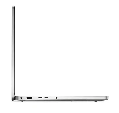 Dell Pro 16 PC16250, Intel Ultra 7 255U (12 TOPS NPU, 12 cores, up to 5.2 GHz), 16" FHD+(1920x1200) IPS, 300nits AG, 16 GB: 1 x 16 GB, DDR5, 5200 MT/s, 1 TB SSD, Intel graphics, FHD HDR IR Cam and Mic, Wi-Fi 6E, FPR, Backlit Kb, Win 11 Pro, Platinum silv